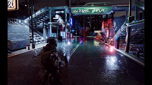 Unity Lighting 场景制作 灯光 渲染氛围 赛博朋克