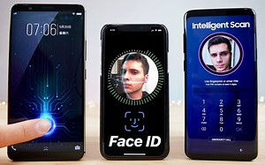 屏下指纹 VS 面容ID VS 三星智能扫描 哪一个最强//In-GlassFingerprint vs FaceIDvsS9 IntelligentScan