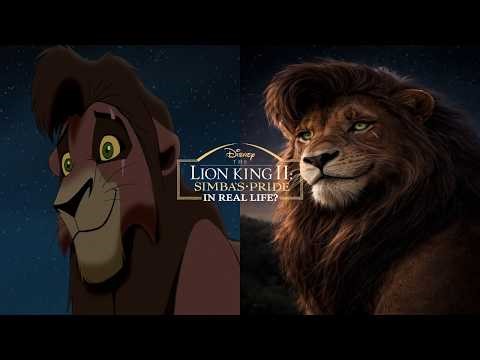 The Lion King II: Simba’s Pride Characters in Real Life | AI Transformation 🌅🦁
