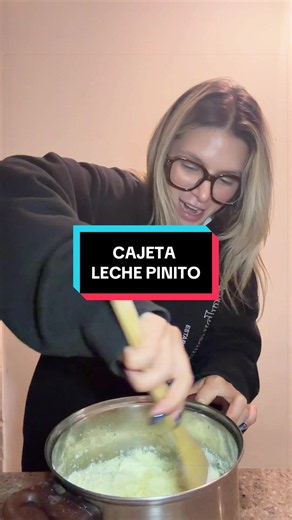 Receta de cajeta con Leche Pinito — la más difícil del mundo
