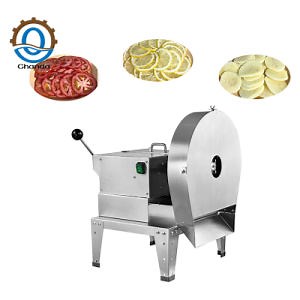 [Hot Item] Electric Vegetable Cutter Commercial Vegetable Fruit Chopper Potato Chip Stainless Steel Vegetable Slicer for Kitchen