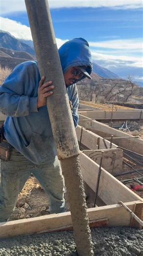 It’s a beautiful day to pour a footing. #concrete #utah #construction Cross Construction | Alexander Cross