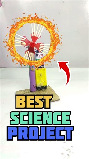Dc motor life hack || easy science project #shorts