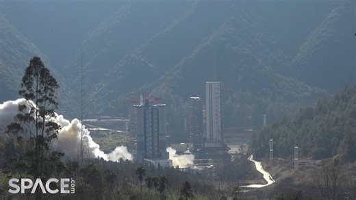 10K views · 252 reactions | A Chinese Long March-2C rocket launched the Einstein Probe (EP) satellite from the Xichang Satellite Launch Center on Jan. 9, 2024. The satellite will "monitor the X-ray sky to discover & characterise high-energy transients and variability in X-ray band," according to ESA. The satellite employs x-ray technology inspired by a lobster eye. Credit: Space.com | footage courtesy: China Central Television (CCTV) | edited by Steve Spaleta | Space.com | Facebook