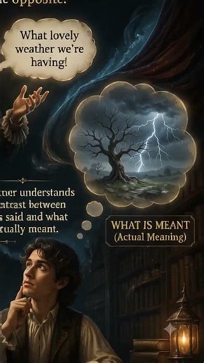 Verbal Irony #englishliterature #booktok #figuresofspeech #motivation