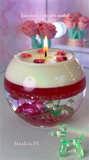 This Water Candle Looks Magical ✨ DIY Candle Making Idea