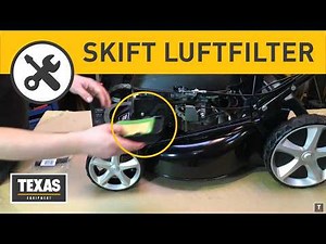 Sådan skifter du LUFTFILTER på en plæneklipper | TEXAS service