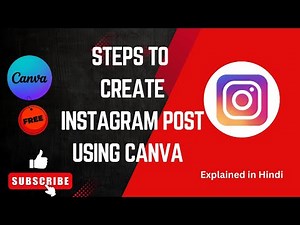 Steps to create Instagram Post using Canva - Easy Guide for Beginners | Canva Tutorial - 4