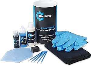 Chipex | Premium Touch-Up Automotive Paint Kit Compatible with Honda, Paint Color NH877P-U Sonic Grey | Touch Up Paint Kit & Car Paint Scratch Remover | Includes Paint Brush Kit | Plus Kit
