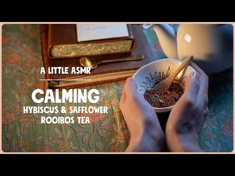 ASMR Tea Time | Leather Tapping, Paper Folding & Pouring for Sleep & Calm