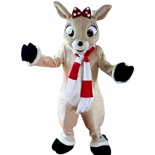 Christmas Reindeer Adult Party Mascot Costume - Etsy