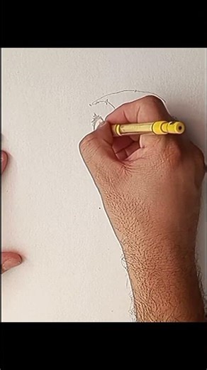 Pencil drawing of a night owl