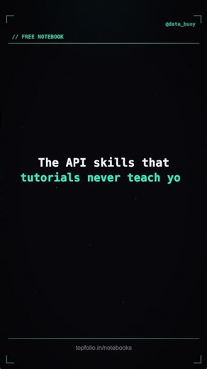 Link in desc. API Masterclass — Authentication, Pagination & Rate Limits (Free Notebook) #api