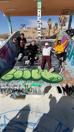 Abandoned water park slide. @drewdirksen @charlieoliverbates @smitherenes #slide #crazy #stunt