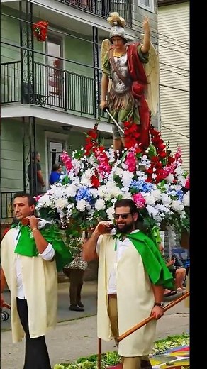 👉 St Michael Procession Moment 🇵🇹 Powerful Portuguese Tradition