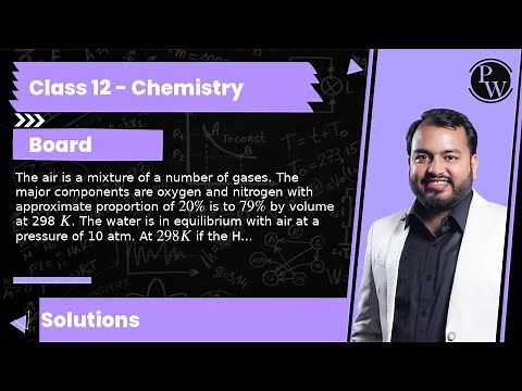 The air is a mixture of a number of gases. The major components are oxygen and nitrogen with appr...