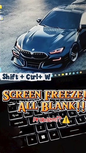 Sreen Freeze or Blank Problem! ⚠️ #computer #computereducation #shorts