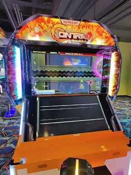 playing Contra Burst at Round 1 Arcade #contra #round1