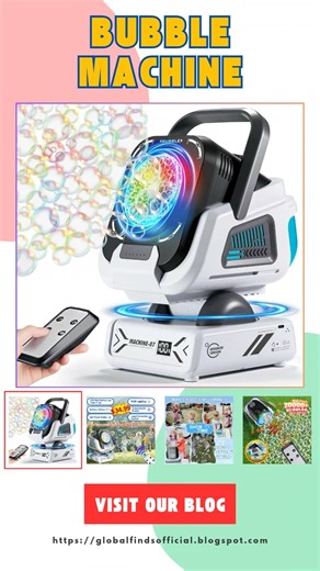 Upgraded Bubble Machine | Party & Kids Favorite