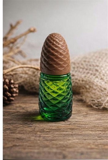 Vintage Pino Sylvestre Eau De Cologne Miniature Pinecone Bottle Green Glass Rare Novelty Perfume Collectible Mini Fragrance - Etsy
