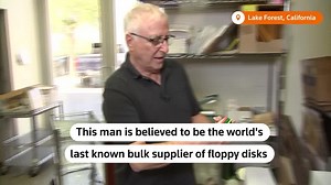 A 1990s relic, floppy disks get second life at California warehouse