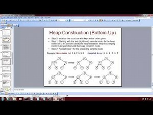 Heap Sort: Bottom-up Top-down