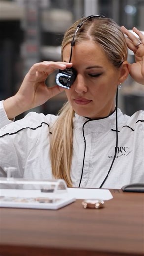 IWC watchmaker Sabrina Herzog brings the Portugieser Tourbillon Rétrograde Chronograph to life.