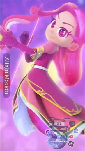 Shining Red Transformasi Selesai [JJ 9:16 Versi Red Ruby] #rainbowbubblegem #fyp #mermaid #shorts