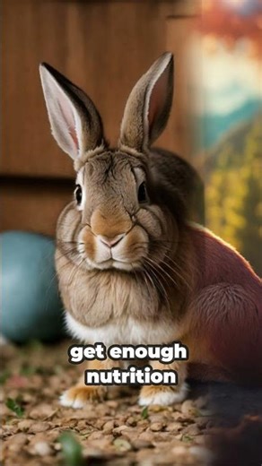 Why Do Rabbits Eat Their Own Poop? #shortvideo #facts #wildlife #funny #animals#rabbit #shorts