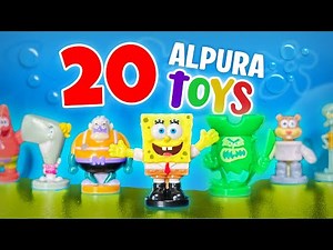 NUEVAS FIGURAS de BOB ESPONJA🍍 Abriendo 20 Alpura Toys!