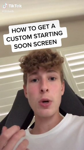 Create Your Custom Starting Soon Screen for Streaming