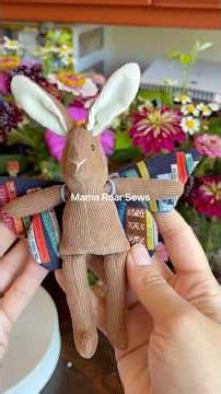 does a book worm grow up to be a book butterfly? Bunny wing sewing process