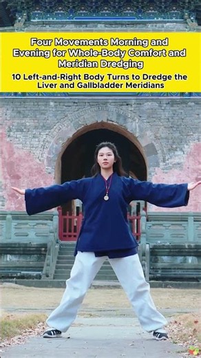 4 Simple Moves To Feel Great Morning & Night #qigong #taichi #health