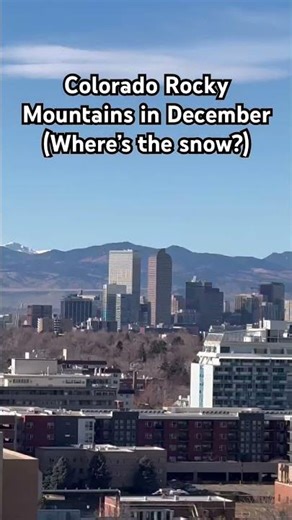 Where’s the SNOW? Colorado Rocky Mountains December 2025 #rockymountainnationalpark