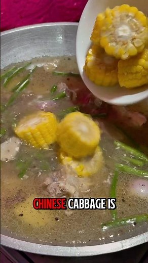 Filipino Beef Nilaga with Corn, Radish & Chinese Cabbage