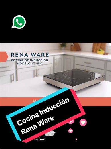 COCINA DE INDUCCIÓN RENA WARE IC-450 Características: La nueva Cocina de Inducción Modelo IC-450 ofrece un sofisticado diseño negro y gris, de líneas elegantes, con un rendimiento y una funcionalidad espléndidos, característicos de todas las Cocinas de Inducción Rena Ware .La temperatura se ajusta de inmediato dándole mas control, incluso tiene un ajuste KIT WARE para mantener la comida caliente, ideal para buffet .Ajuste el temporizador para que la cocina se apague automáticamente .Para cocinar
