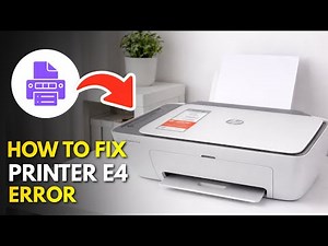 How to Fix HP Deskjet Printer E4 Error (2026 Guide)