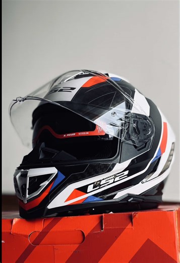 Unboxing New Helmet LS2 FF818 Storm III 🔥 @LS2 MALAYSIA Design dia ada ala2 carbon sikit, memang lawo! Apa kata anda? #ls2helmets #ls2malaysia #fyp