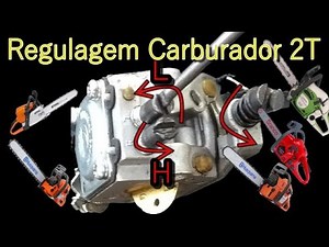 Chainsaw Carburetor: Adjustment.