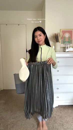 Wearing modest swimsuit going to the pool but make it cute 🫶🏼 #modest #modestfashion #modesty #modestoutfits #fits #japanese #kawaii #outfit #outfitideas #outfitinspo #nurahmodesty #modestfashion