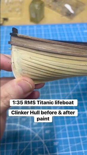 RMS Titanic model lifeboat