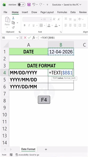 Date Format Won’t Change — Use This Excel Trick #excel #excelforbeginners #office