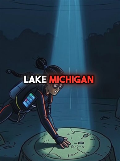 9,000-Year-Old Stone Structure Found Under Lake Michigan 👀 #LakeMichigan #AncientHistory #GreatLakes #HistoryTok #LakeLore