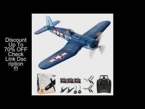 Volantexrc Brushless 500mm F4U Corsair RC Planes for Adults,Upgraded 4-CH RTF RC Plane,One-Key Aerob