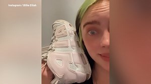 What colour are Billie Eilish's shoes?