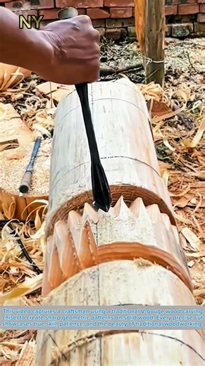 One Chisel, Pure Woodworking Art.
