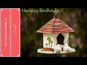 How to make a Hanging Birdhouse cake