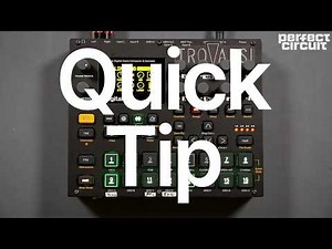 Quick Tip: Shift a Sequence Around on a Digitakt Tutorial