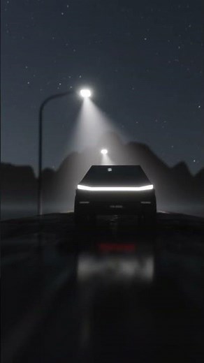 I synchronized #cybertruck to streetlights using my music visualizer. ‪@deorroTV‬ #sync #satisfying