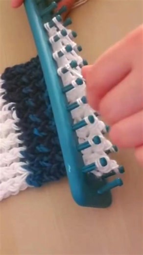 2.5K views · 39 reactions | Knitting loom for beginners step by step #knitting #crochet #scarf #knitting_loom_eljammari | Ouabd Zaina | Facebook